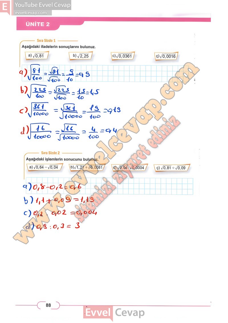 8-sinif-matematik-ders-kitabi-cevabi-meb-sayfa-88