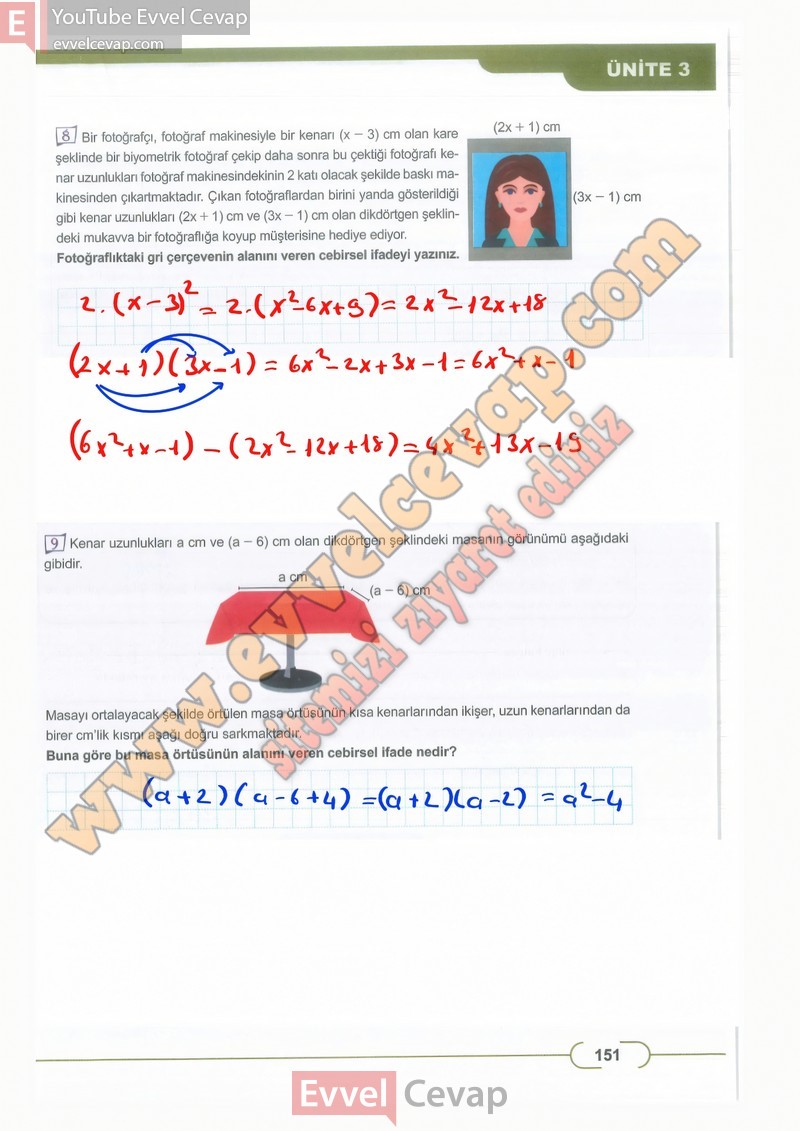 8-sinif-matematik-ders-kitabi-cevaplari-meb-sayfa-151