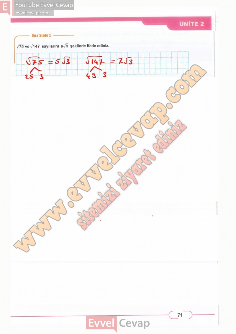 8-sinif-matematik-ders-kitabi-cevaplari-meb-sayfa-71