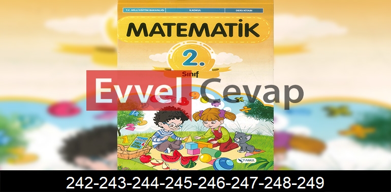 2. Sınıf Anka Yayınları Matematik Ders Kitabı Cevapları Sayfa 242-243-244-245-246-247-248-249