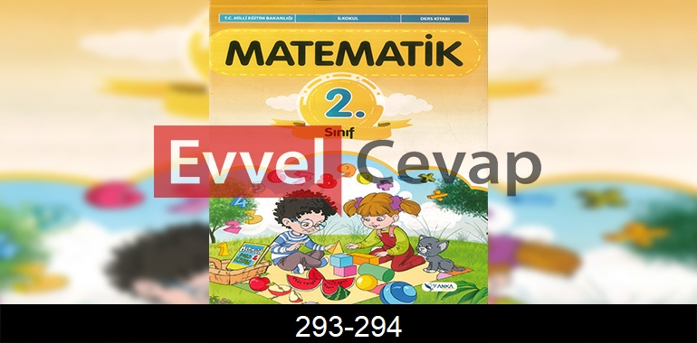 2. Sınıf Anka Yayınları Matematik Ders Kitabı Cevapları Sayfa 293-294
