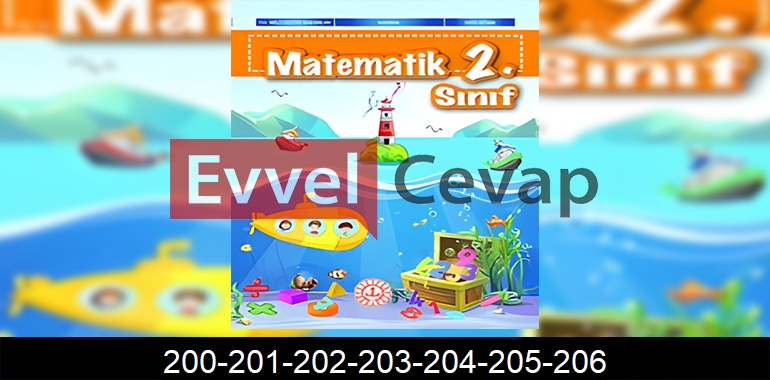 2. Sınıf Matematik Ders Kitabı Cevapları Sayfa 200-201-202-203-204-205-206