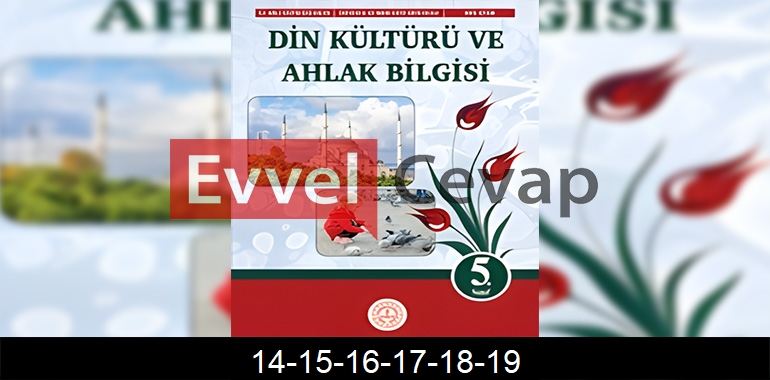5. Sınıf Din Kültürü Kitabı Cevapları Sayfa 14-15-16-17-18-19