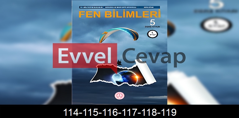 5. Sınıf Fen Bilimleri Ders Kitabı Cevapları Sayfa 114-115-116-117-118-119