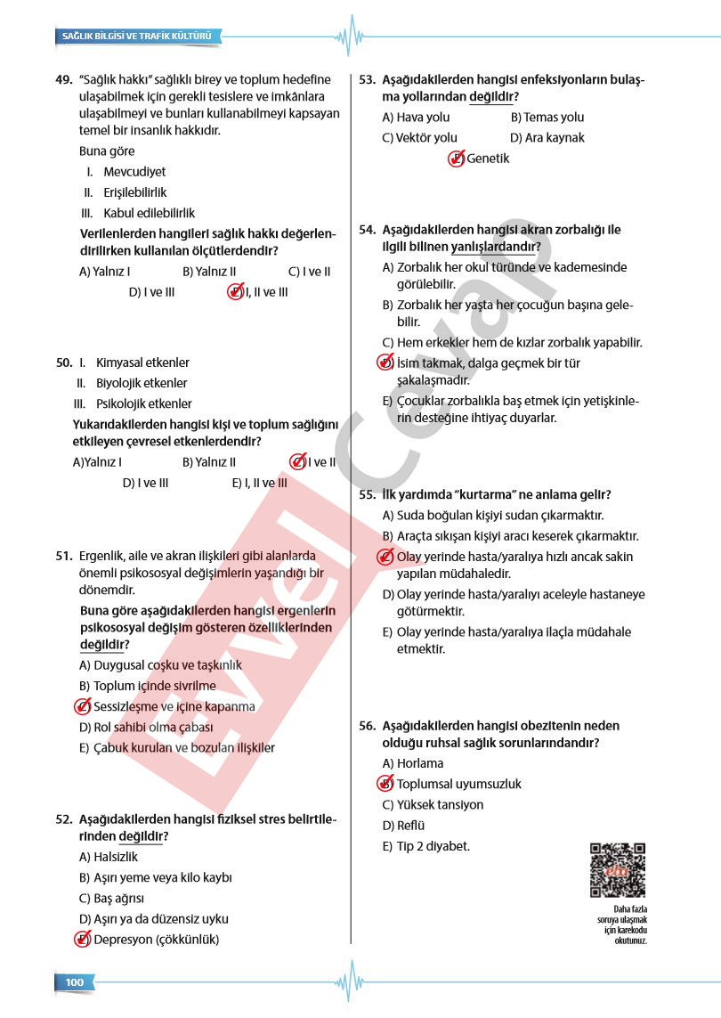 9-sinif-saglik-bilgisi-ve-trafik-kulturu-ders-kitabi-cevaplari-sayfa-100