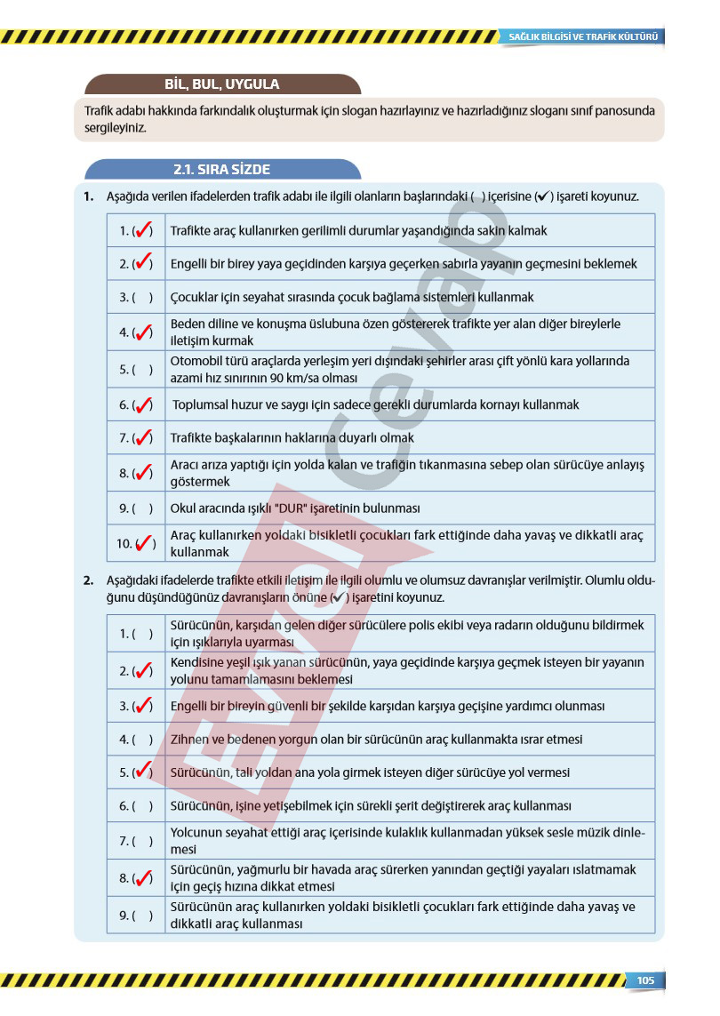 9-sinif-saglik-bilgisi-ve-trafik-kulturu-ders-kitabi-cevaplari-sayfa-105