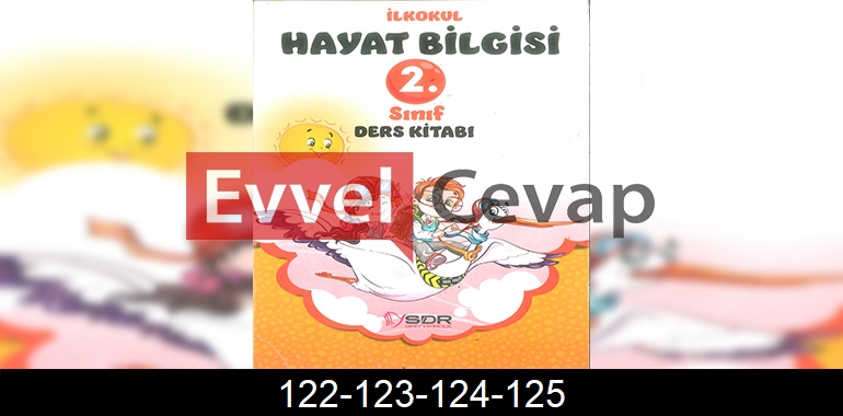 2. Sınıf Hayat Bilgisi SDR Dikey Yayıncılık Cevapları Sayfa 122-123-124-125