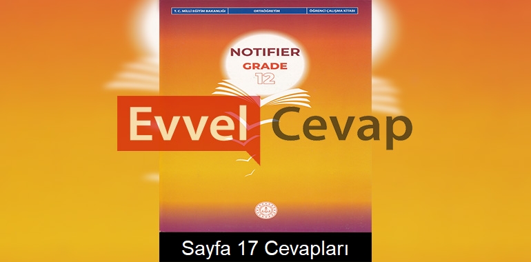 12. Sınıf İngilizce Notifier Çalışma Kitabı Cevapları Sayfa 17