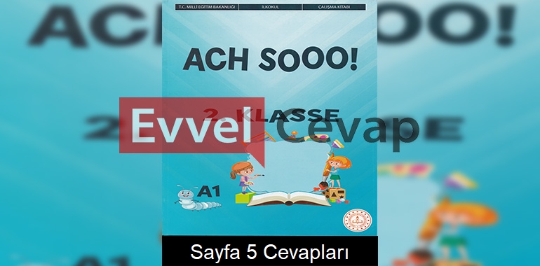 2. Sınıf Almanca Çalışma Kitabı Cevapları Meb Yayınları Sayfa 5