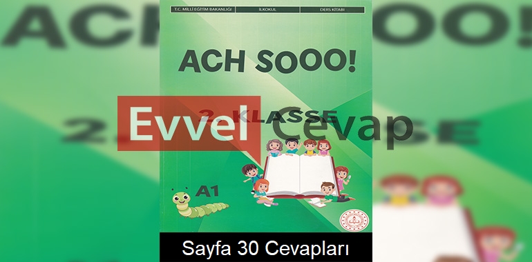 2. Sınıf Almanca Ders Kitabı Cevapları Meb Yayınları Sayfa 30