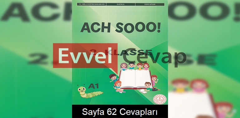2. Sınıf Almanca Ders Kitabı Cevapları Meb Yayınları Sayfa 62