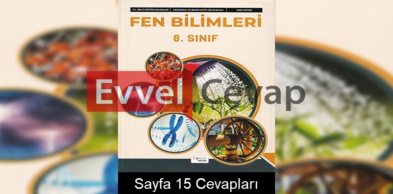 8. Sınıf Fen Bilimleri Ders Kitabı Cevapları Hecce Yayınları Sayfa 15