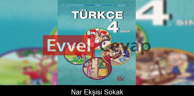 Nar Ekşisi Sokak Metni Etkinlik Cevapları (4. Sınıf Türkçe)