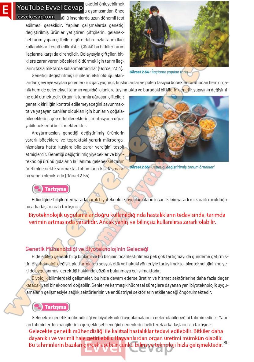 8. Sınıf Fen Bilimleri Ders Kitabı Cevapları Hecce Yayıncılık Sayfa 89