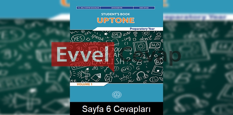 İngilizce Uptone Volume 1 Ders Kitabı Cevapları Meb Yayınları Sayfa 6