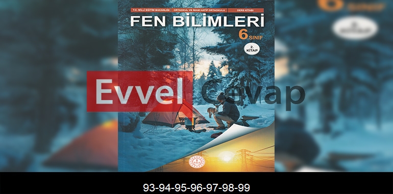6. Sınıf Fen Bilimleri Ders Kitabı Cevapları Meb Yayınları (2. Kitap) Sayfa 93-94-95-96-97-98-99