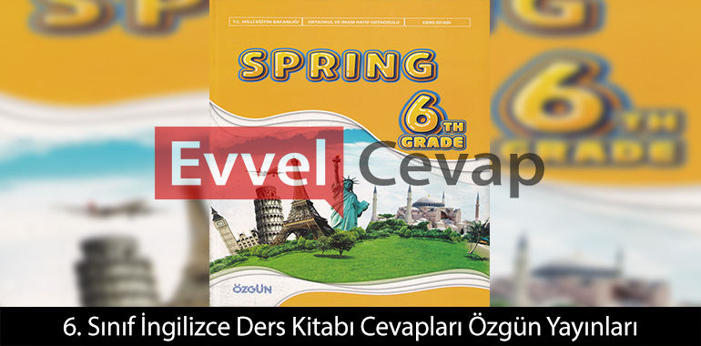 6. Sınıf İngilizce Ders Kitabı Cevapları 2026-2027