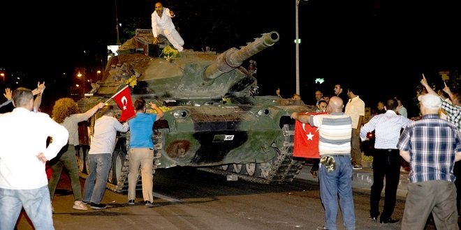 Ankara Turkey July People React Against Military Coup Attempt