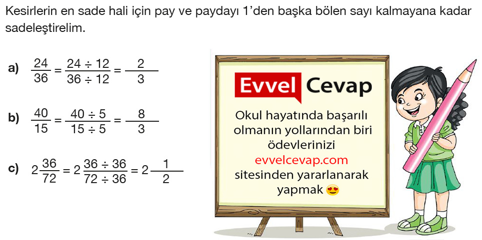 5 sınıf matematik ders kitabı sayfa 100 cevapları evvel cevap