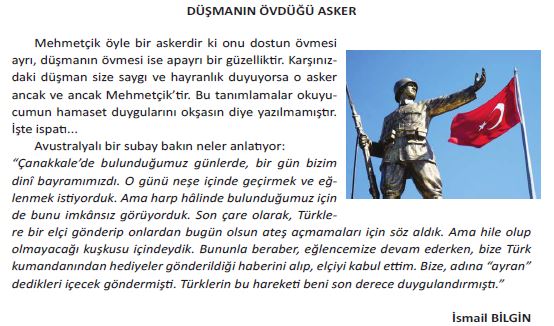 5.Sınıf MEB Yayınları  Türkçe Ders Kitabı Tema Değerlendirme Soruları  (68. ve 69.Sayfa Cevapları)