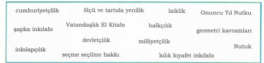 8. Sınıf Dörtel Yayınları Türkçe Çalışma Kitabı 2.Tema Üretim Atatürk’ün Kişiliği Cevapları (Sayfa 36-58  Arası)