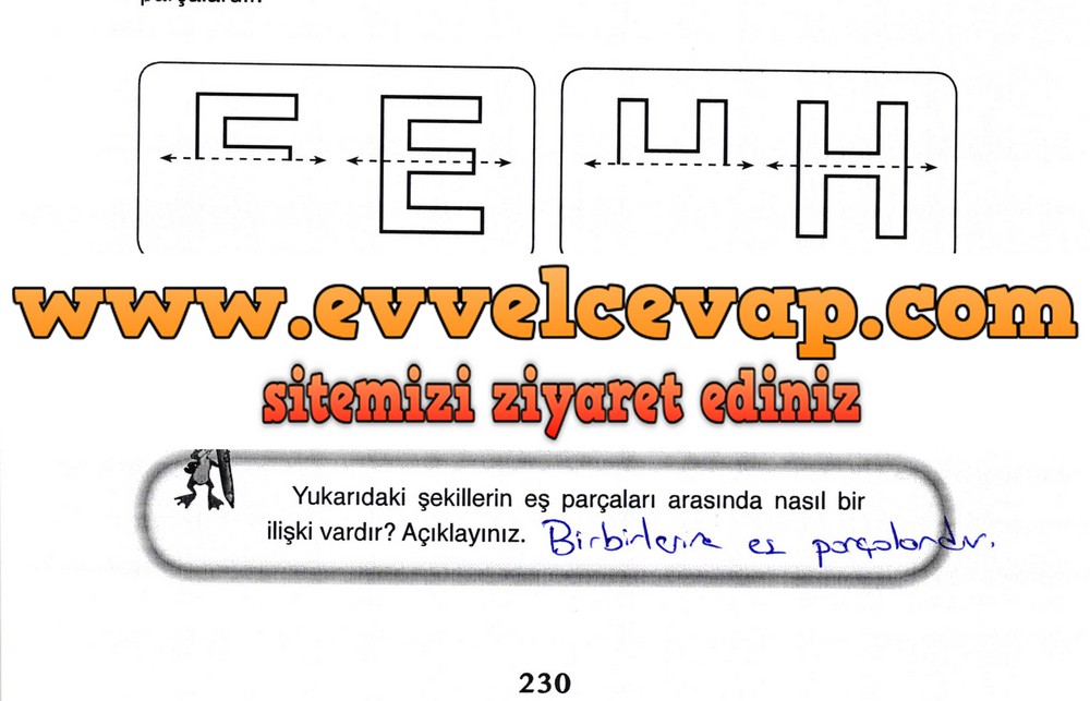 3. Sınıf Ada Yayıncılık Matematik Ders Kitabı Sayfa 230 Cevabı