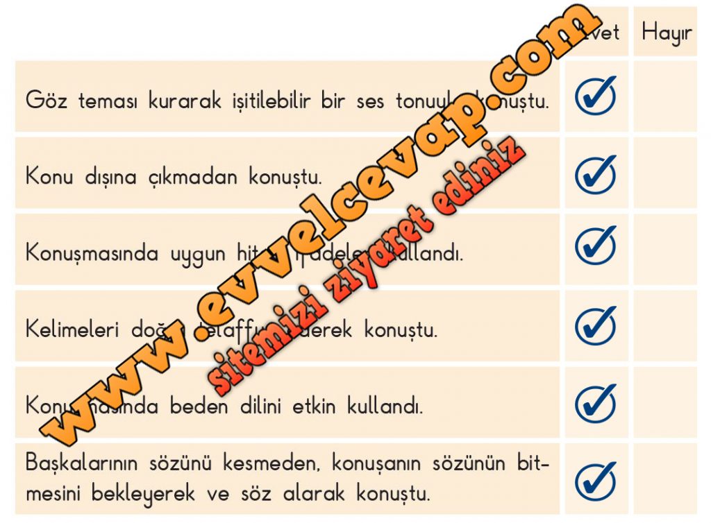 Bayrak Hasreti Metni Etkinlik Cevapları (3. Sınıf Türkçe)