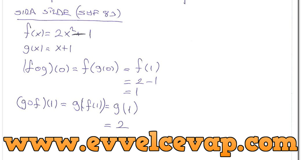 matematik 10 sınıf sayfa 85 cevapları