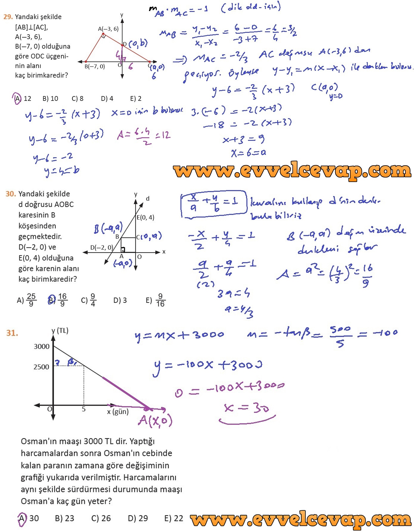 11. Sınıf Meb Yayınları Matematik Ders Kitabı Sayfa 120 Cevabı - Evvel