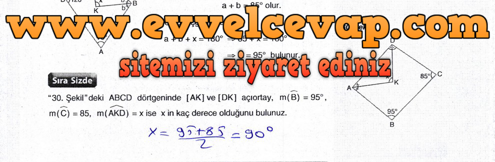 10. Sınıf Aydın Yayıncılık Matematik Ders Kitabı Sayfa 215 Cevabı