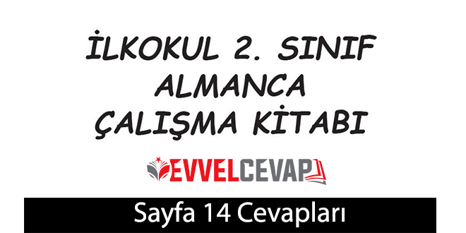 2. Sınıf Almanca A1 çalışma kitabı sayfa 14 cevapları meb yayınları