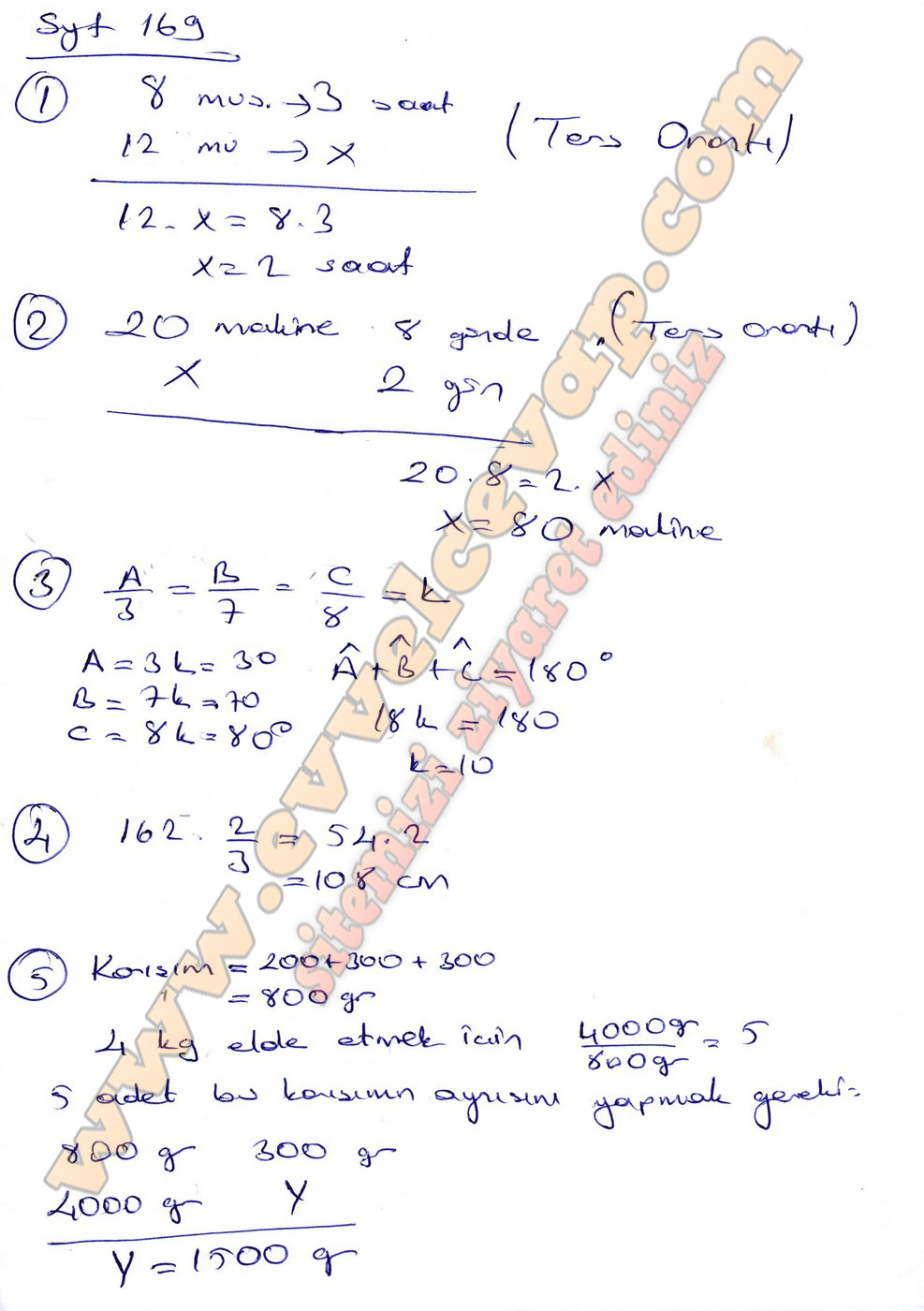 7. Sınıf Matematik Ders Kitabı Meb Sayfa 144-145-148-152-153-154-159