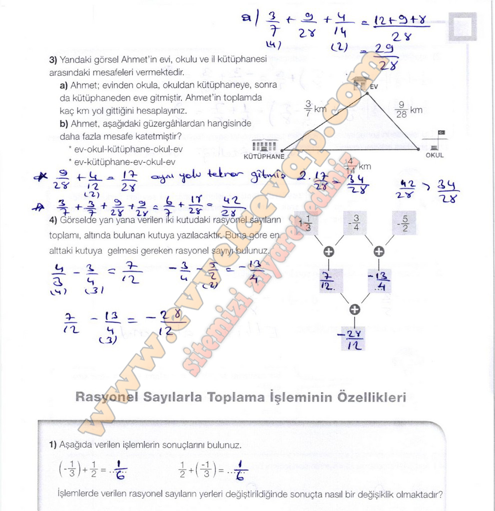 7. Sınıf Matematik Ders Kitabı Meb Sayfa 80-81-82-83-86-88-89 Cevapları