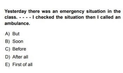 9. Sınıf İngilizce Emergency And Health Problems Testi Çöz - Evvel Cevap