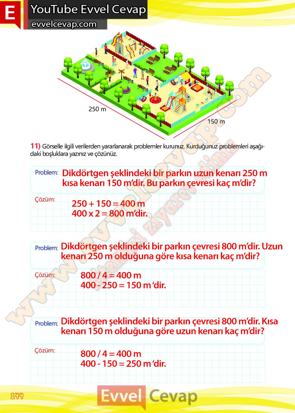 4 sınıf matematik kitabı cevapları meb