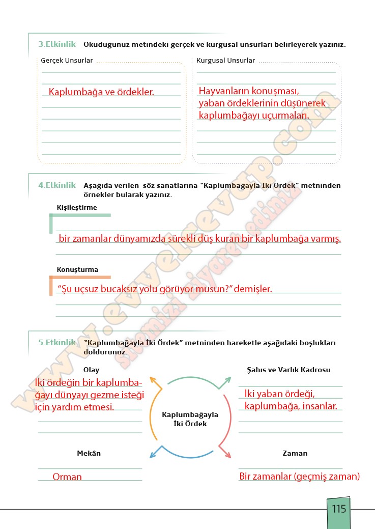 7 sınıf türkçe ders kitabı sayfa 114 cevapları meb yayınları