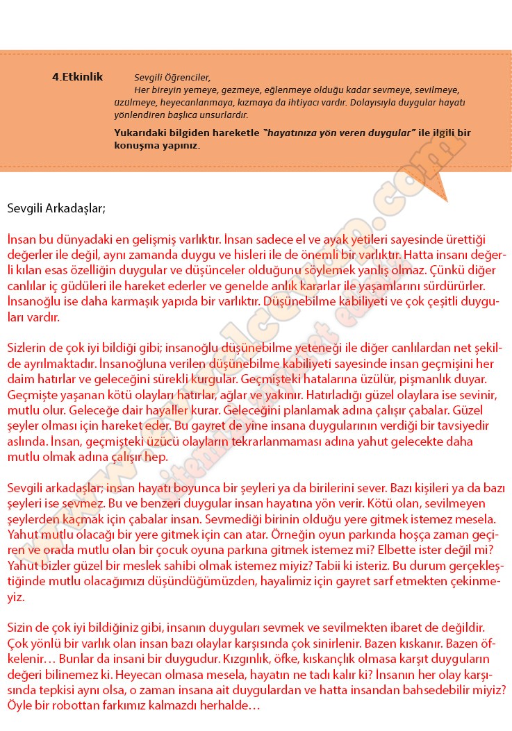 7 Sinif Meb Yayinlari Turkce Ders Kitabi Cevaplari Sayfa 10 11 12 13