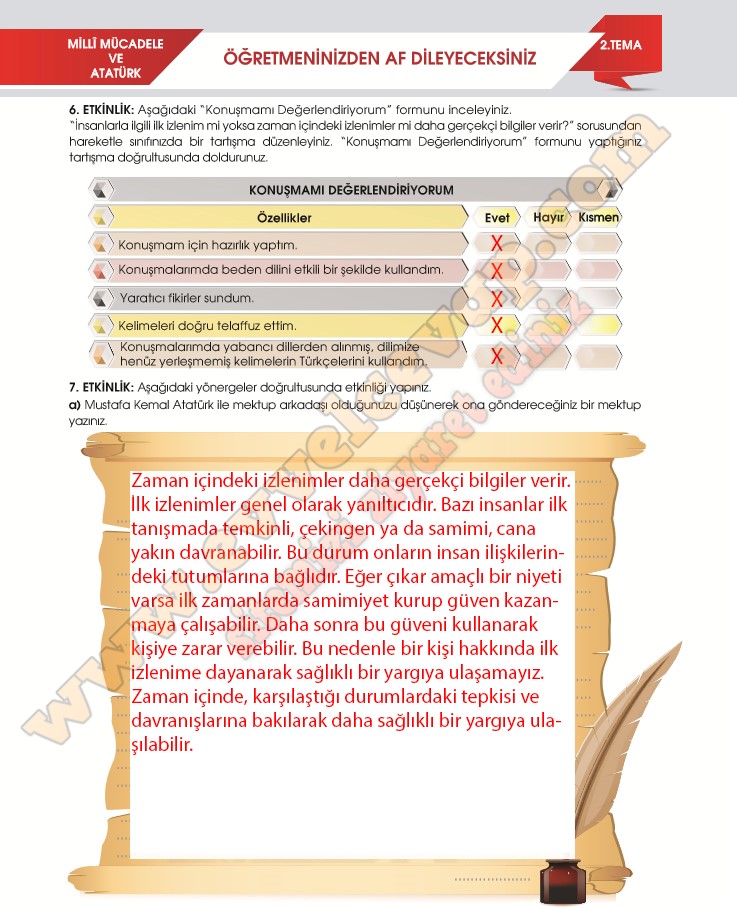 7 Sinif Turkce Ders Kitabi Sayfa 50 51 52 53 Cevaplari Meb Yayinlari