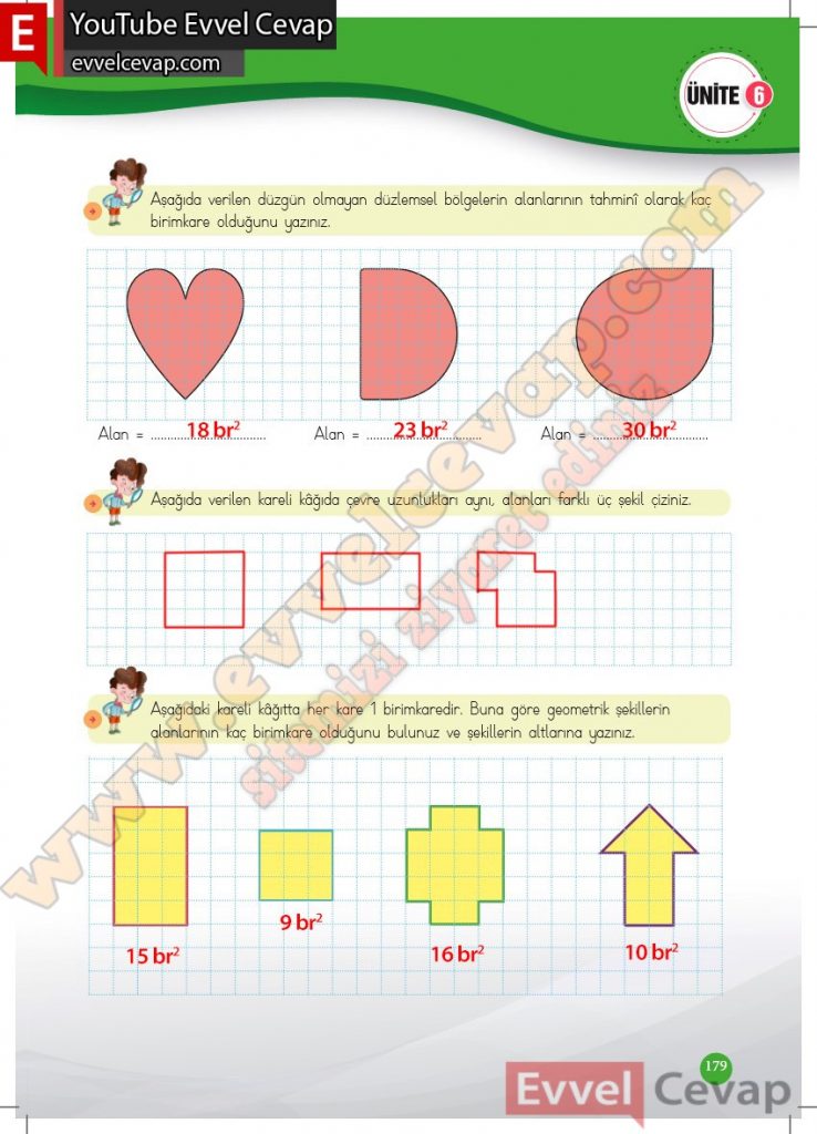 4. Sınıf Matematik Çalışma Kitabı Cevapları Meb Yayınları Sayfa 179