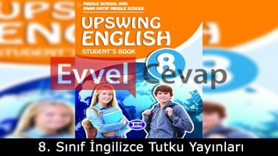 8. Sınıf İngilizce Ders Kitabı Cevapları Tutku Yayınları