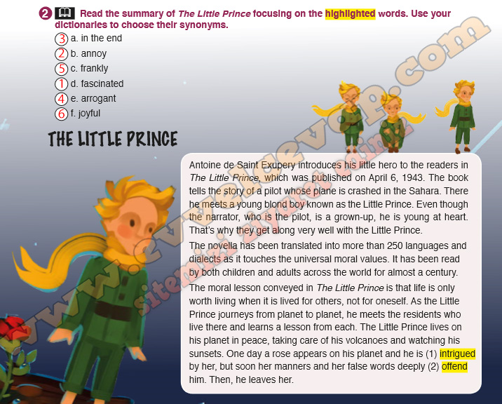 read-the-summary-of-the-little-prince-focusing-on-the-highlighted-words