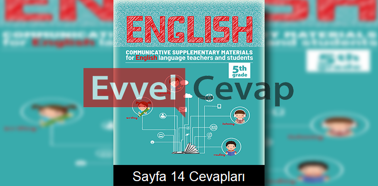 5. Sınıf İngilizce Çalışma Sayfaları Kitabı Cevapları 9. Ünite Sayfa 14 
