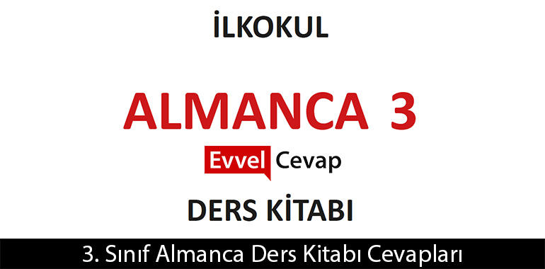 3. Sınıf Almanca Ders Kitabı Cevapları Meb Yayınları