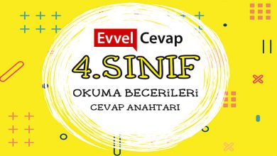 4. Sınıf Türkçe Okuma Becerileri Kitabı Cevapları