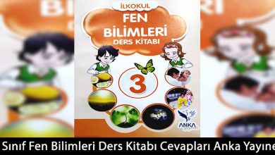 3. Sınıf Fen Bilimleri Ders Kitabı Cevapları Anka Yayınevi