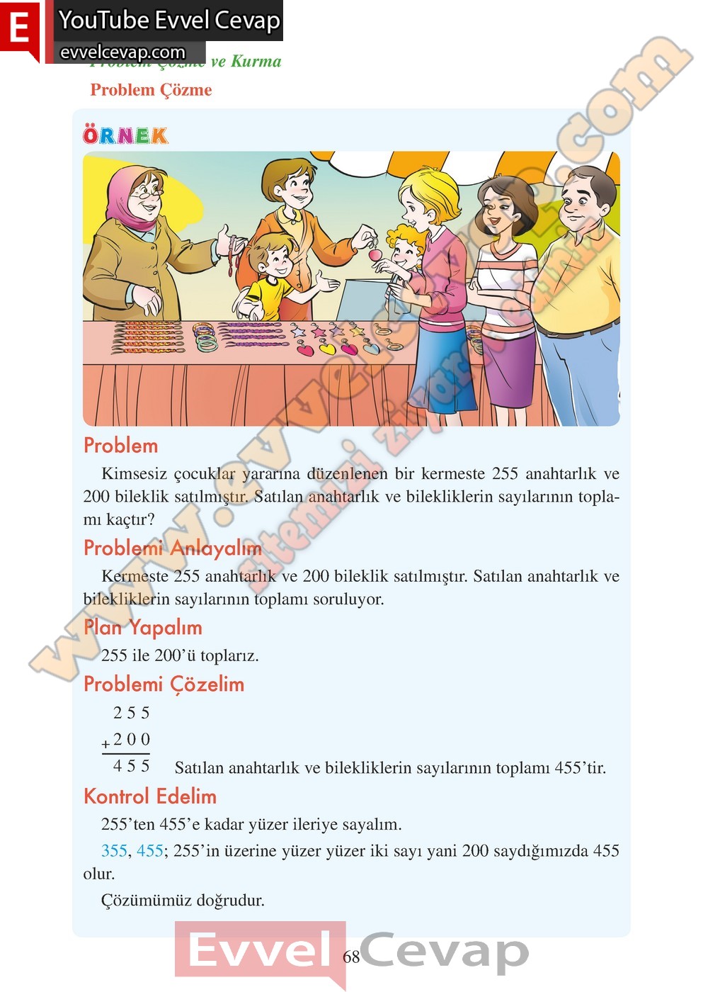 3 sınıf matematik ders kitabı sayfa 68 69 70 cevapları