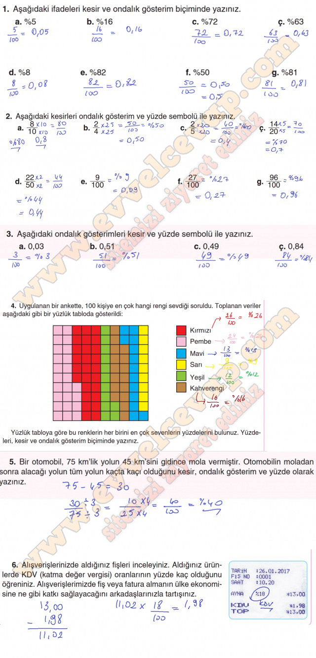 5 sınıf matematik ders kitabı sayfa 130 131