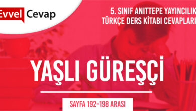 5. Sınıf Anıttepe Yayıncılık Türkçe Ders Kitabı Sayfa 192-193-194-195-196-197-198