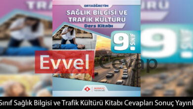 9. Sınıf Sağlık Bilgisi ve Trafik Kültürü Ders Kitabı Cevapları Sonuç Yayınları