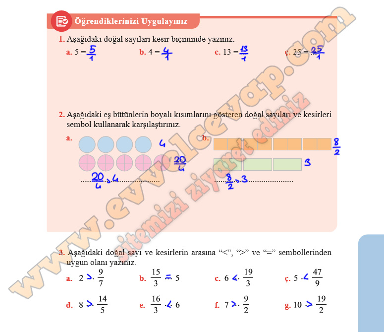 5. Sınıf Özgün Yayınları Matematik Ders Kitabı Cevapları Sayfa 82-83